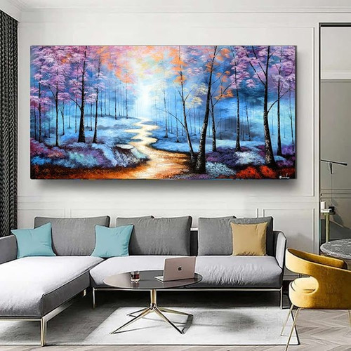 تابلو رنگ روغن هنر دست