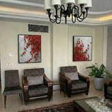 تابلو دکوراتیو نقش برجسته دو تیکه رز 160*۱۰۰ کد 8076