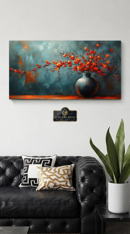 تابلو نقاشی رنگ روغن 140*70 کد 5850